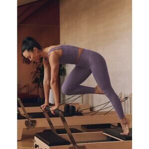 Beyond Yoga W Caught In The Midi Legging Purple Haze Heather S